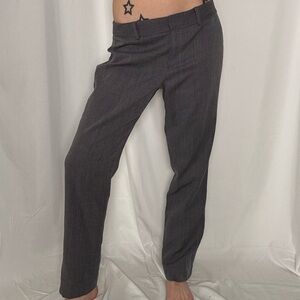Super Cute Gray Textured Trousers